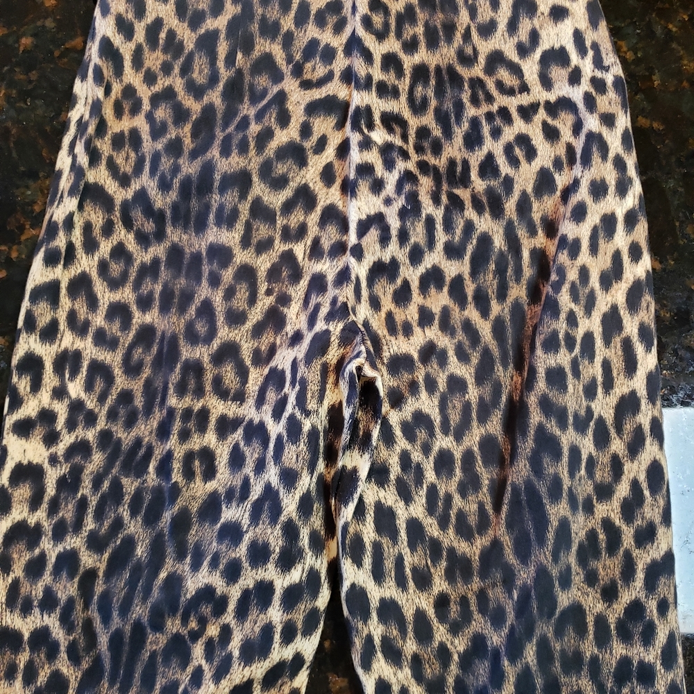 Moschino leopard pants